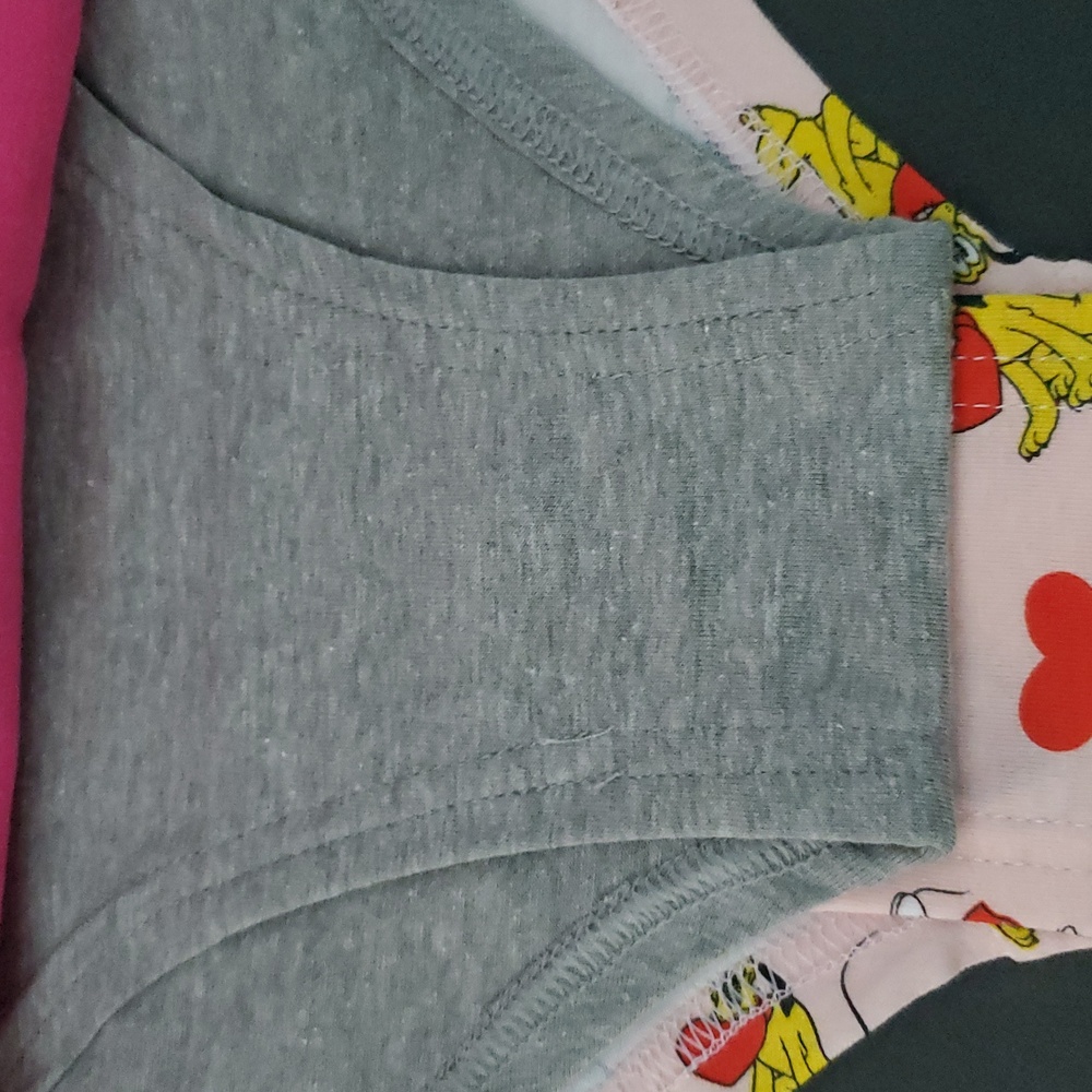 Disney NWT Minnie Mouse Pink and Gray Underwear Set Size M Adult - Picture 3 of 7